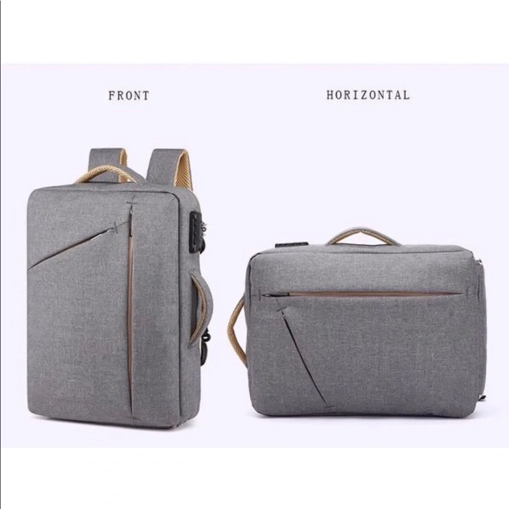 Anti-Theft Laptop Backpack for Women - Gray
